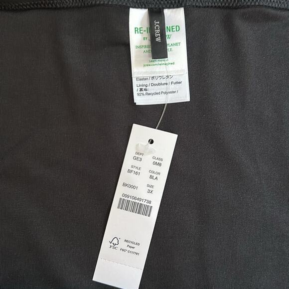 J.Crew Black Full Coverage Bikini Bottom, Women’s Size 3X - Picture 2 of 5